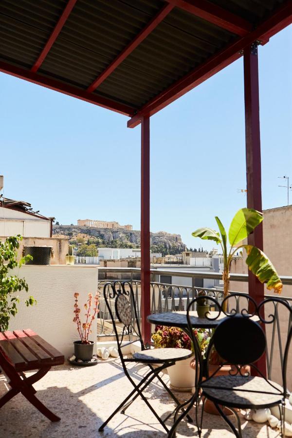 Mosaics Athens Central Studio With Acropolis View Exterior photo